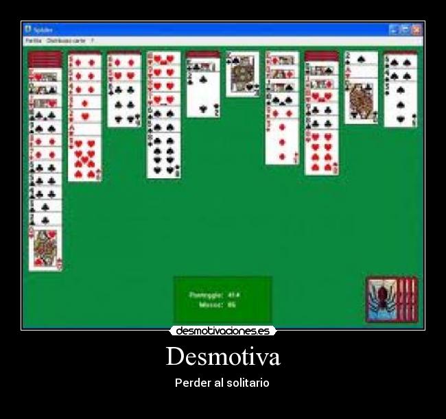 Desmotiva - Perder al solitario