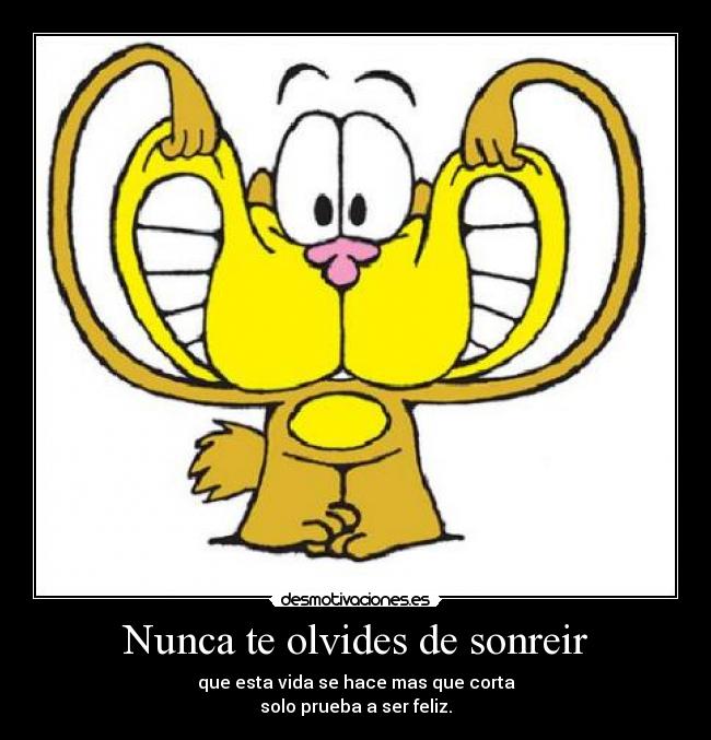 carteles sonreir desmotivaciones