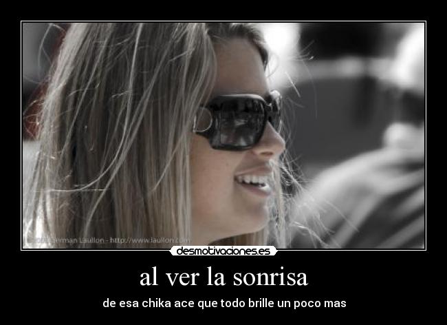 al ver la sonrisa - 