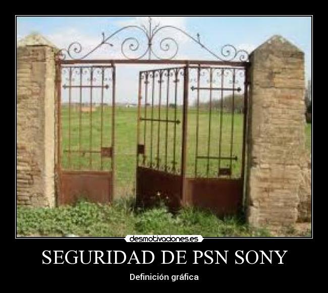 SEGURIDAD DE PSN SONY -