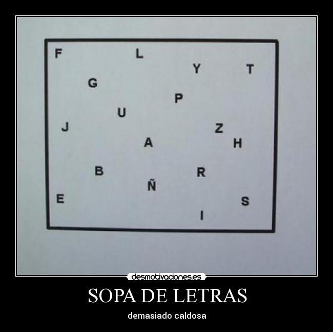 SOPA DE LETRAS - 