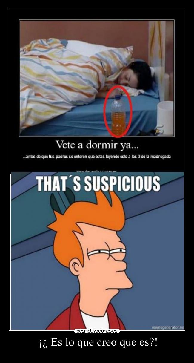 carteles fry futurama meme suspicious thats respuestas desmotivaciones