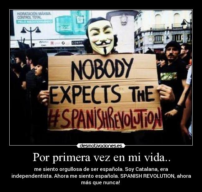 Por primera vez en mi vida.. - 