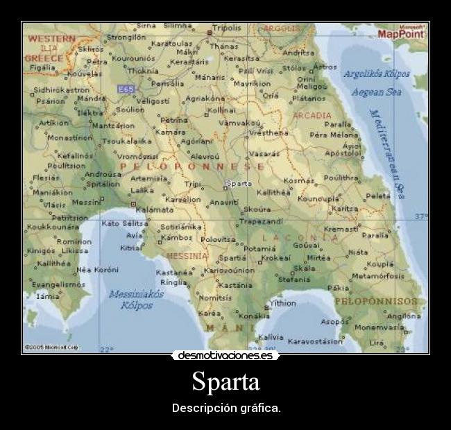 Sparta - Descripción gráfica.