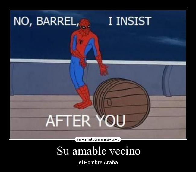 Su amable vecino - el Hombre Araña