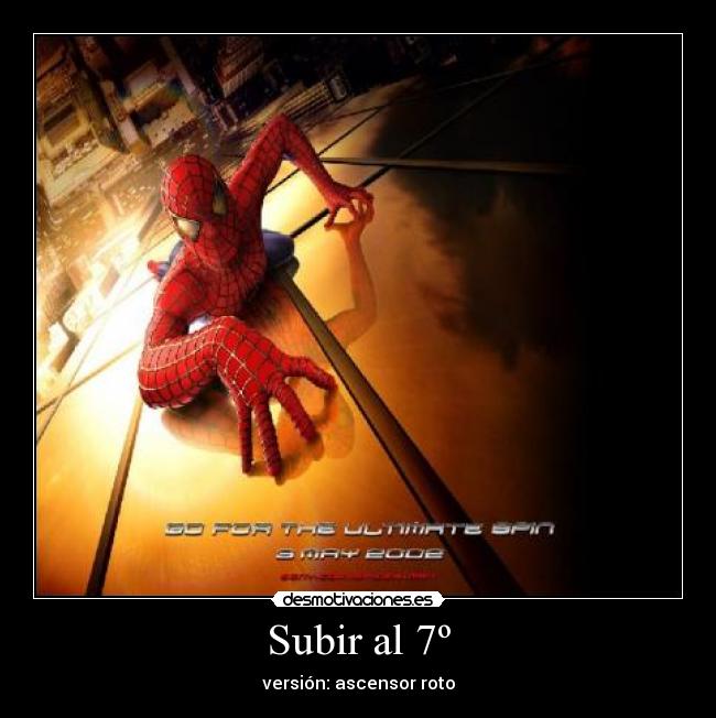 Subir al 7º - versión: ascensor roto
