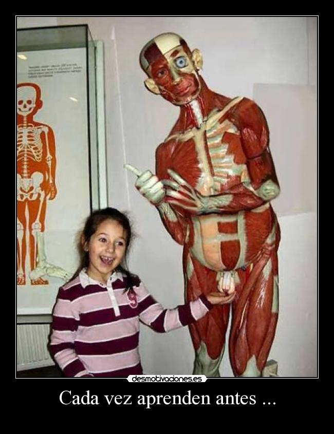 Cada vez aprenden antes ... - 