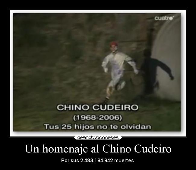 Un homenaje al Chino Cudeiro - 