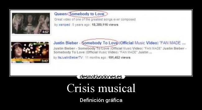 Crisis musical - 