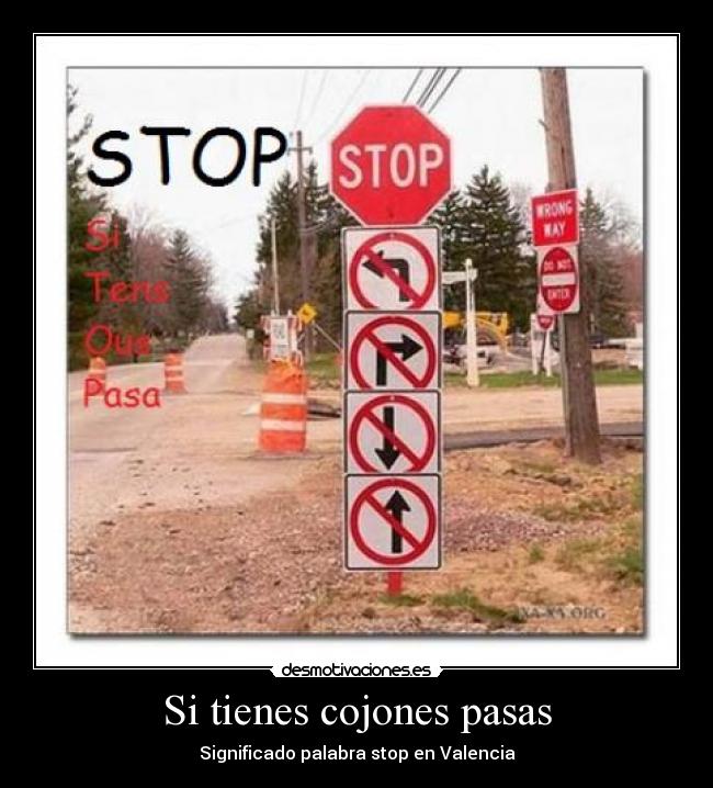 carteles stop desmotivaciones