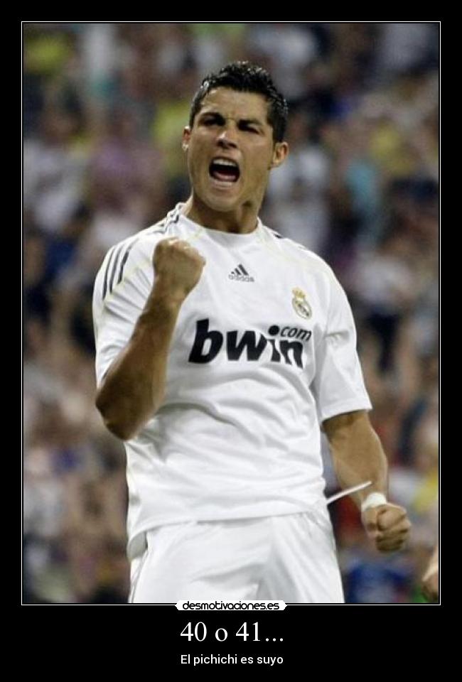 40 o 41... - El pichichi es suyo