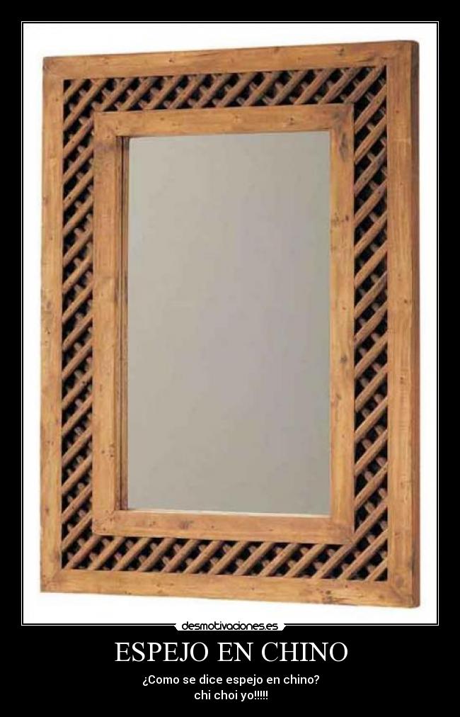 ESPEJO EN CHINO -