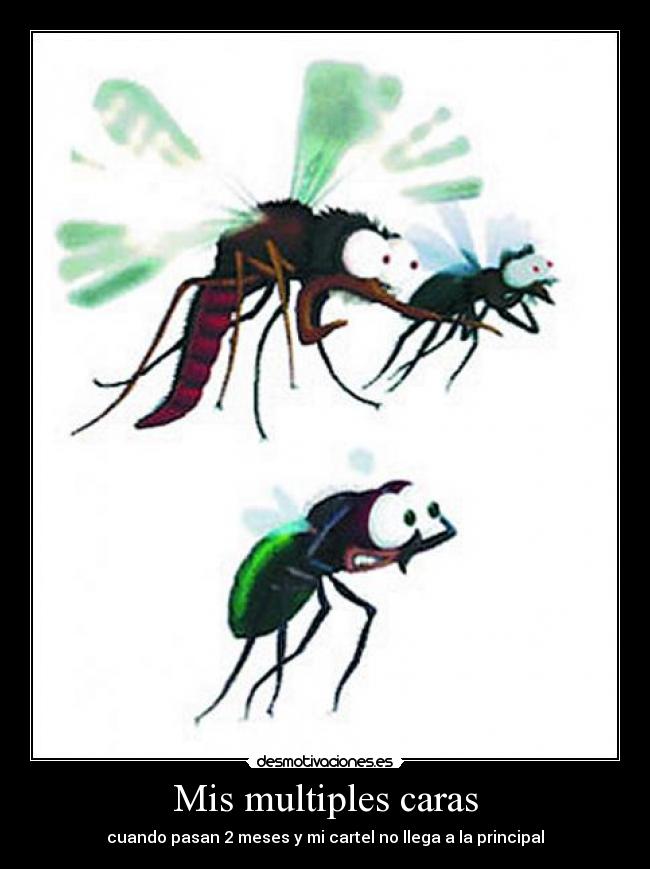Mis multiples caras - cuando pasan 2 meses y mi cartel no llega a la principal