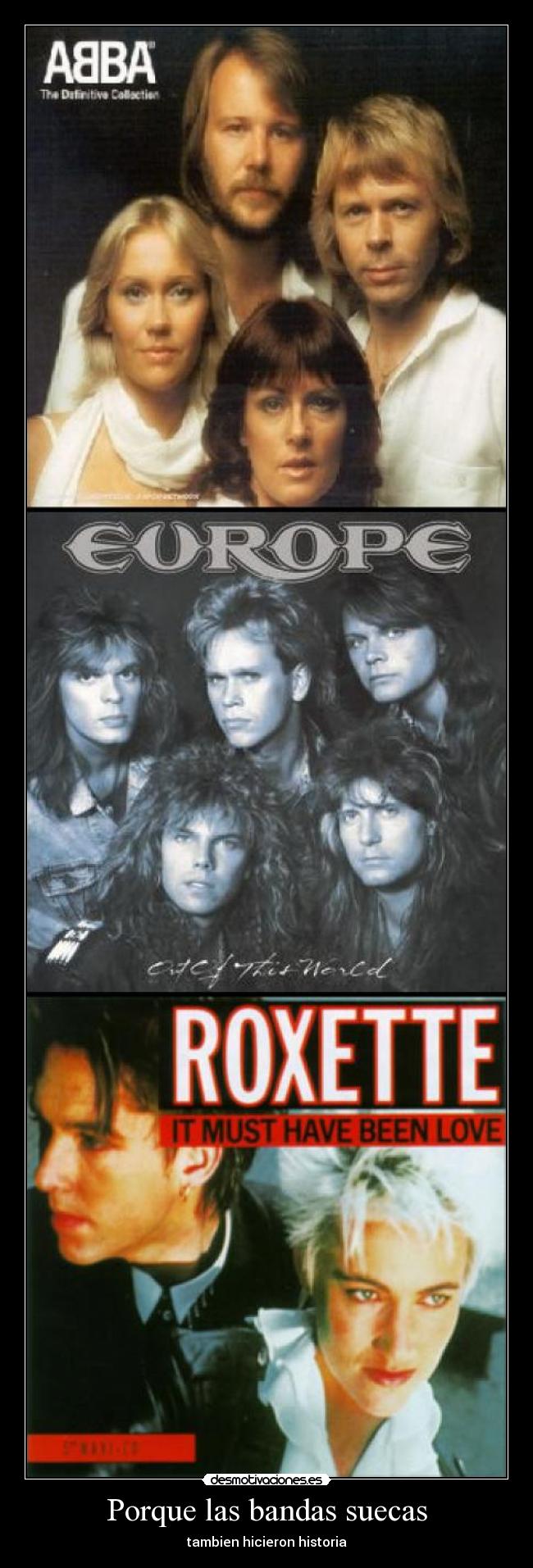 Porque las bandas suecas - 