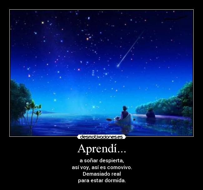 Aprendí... -