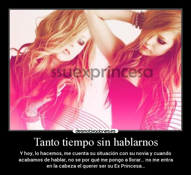 Tanto tiempo sin hablarnos - 