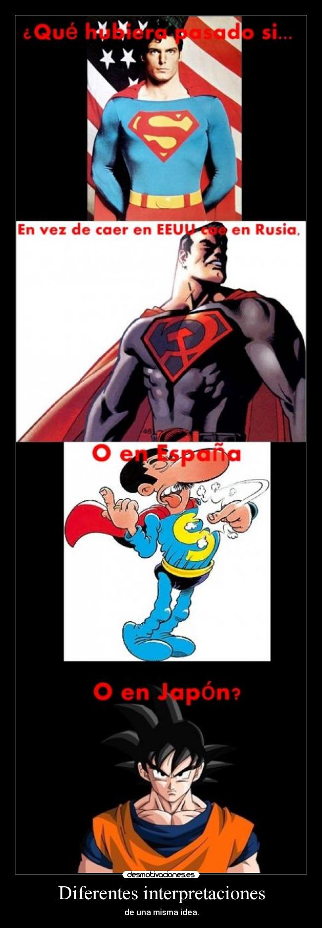 Diferentes interpretaciones -