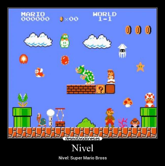 Nivel - Nivel: Super Mario Bross