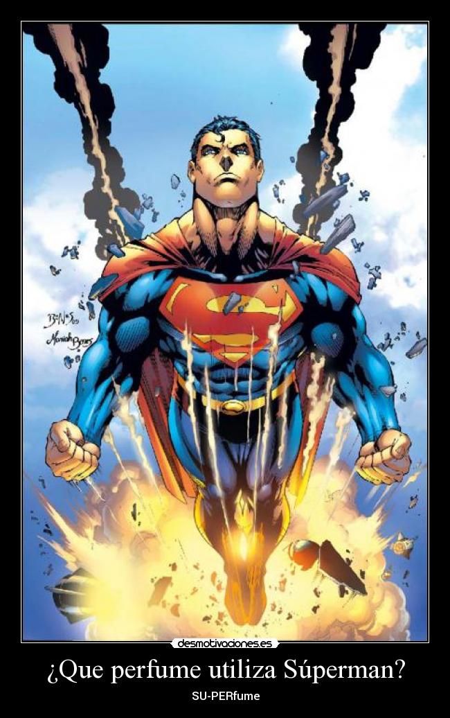 ¿Que perfume utiliza Súperman? - SU-PERfume