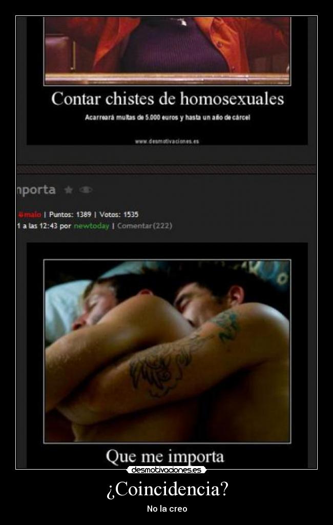 ¿Coincidencia? - No la creo