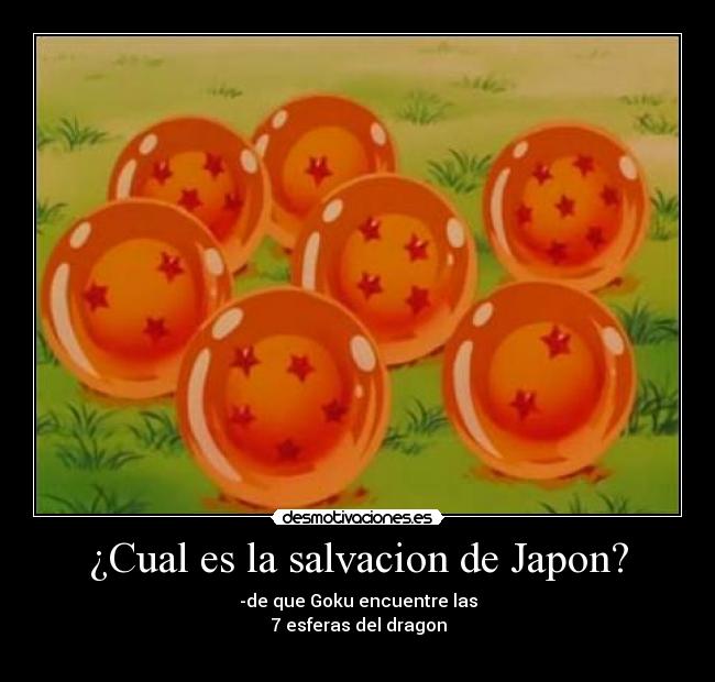 ¿Cual es la salvacion de Japon? -