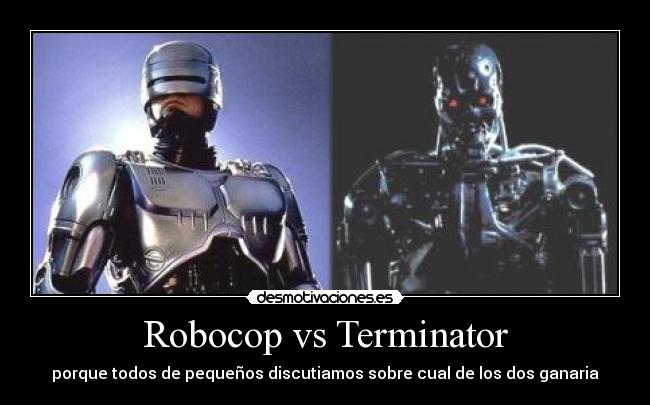 carteles robocop terminator desmotivaciones
