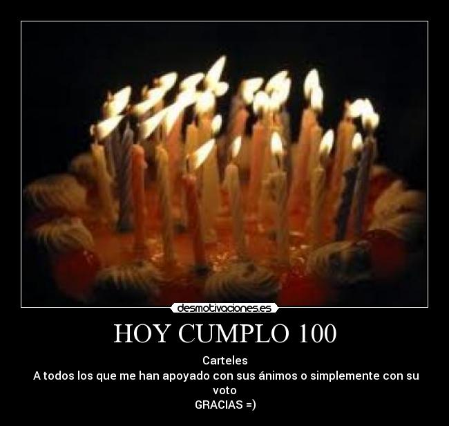 HOY CUMPLO 100 - 