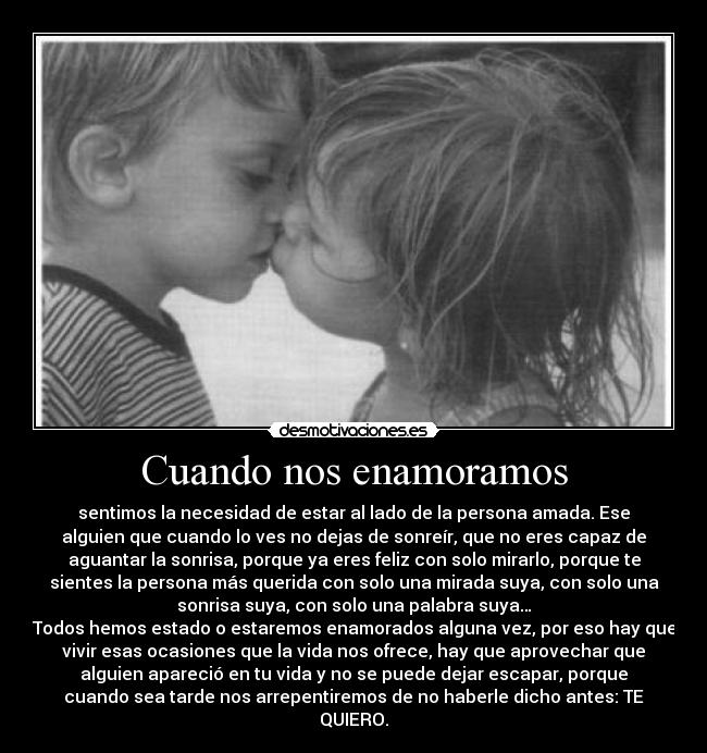 Cuando nos enamoramos -