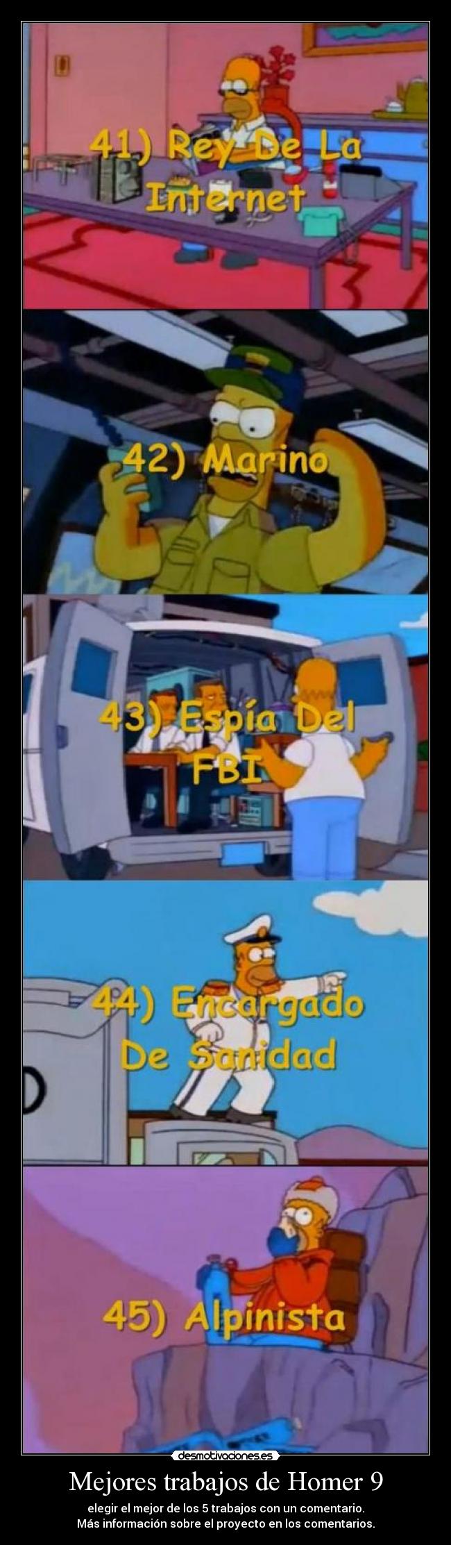 Mejores trabajos de Homer 9 - 