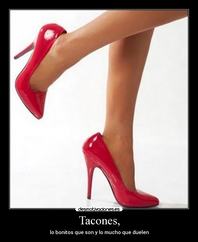 carteles tacones desmotivaciones