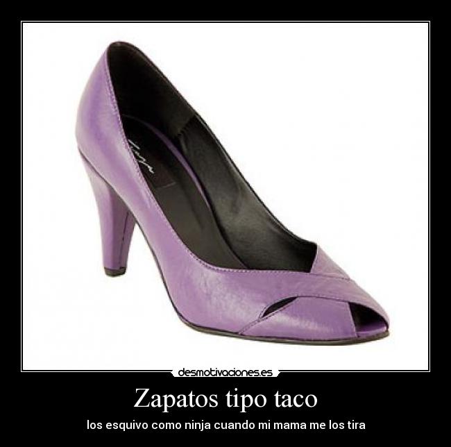 Zapatos tipo taco -