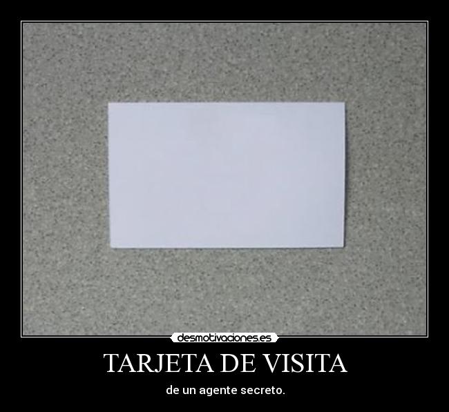 TARJETA DE VISITA -