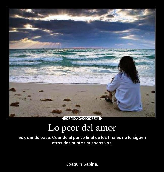 Lo peor del amor -