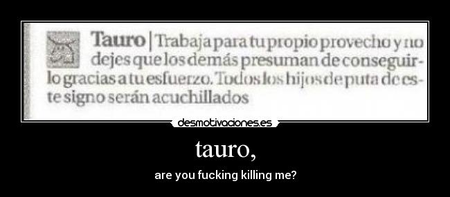 tauro, -