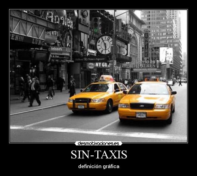 SIN-TAXIS - definición gráfica