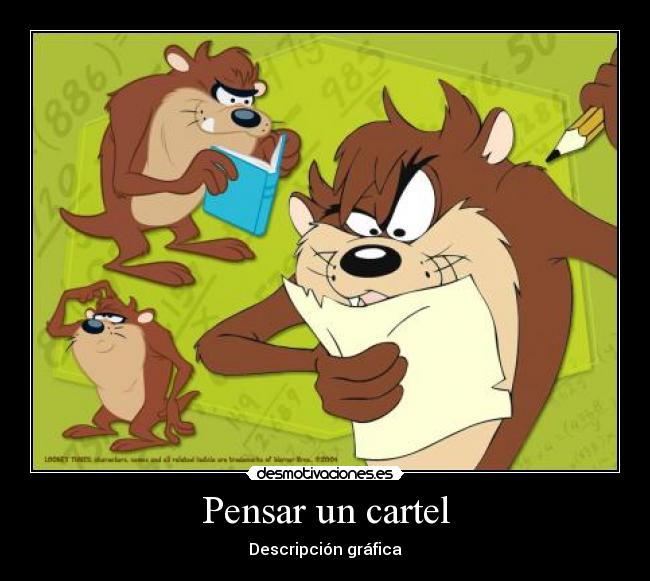 Pensar un cartel - Descripción gráfica