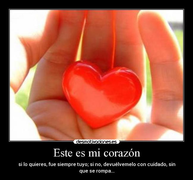 Este es mi corazón -