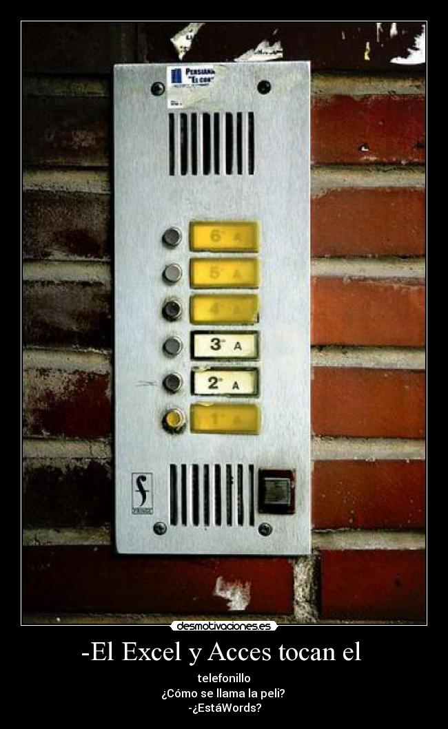 carteles telefonillo desmotivaciones