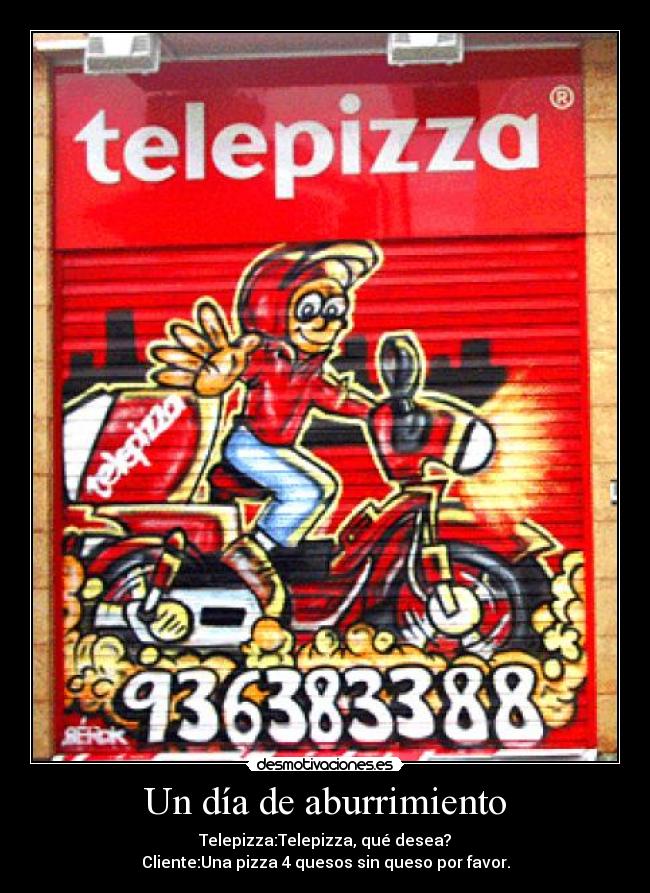 Un día de aburrimiento -