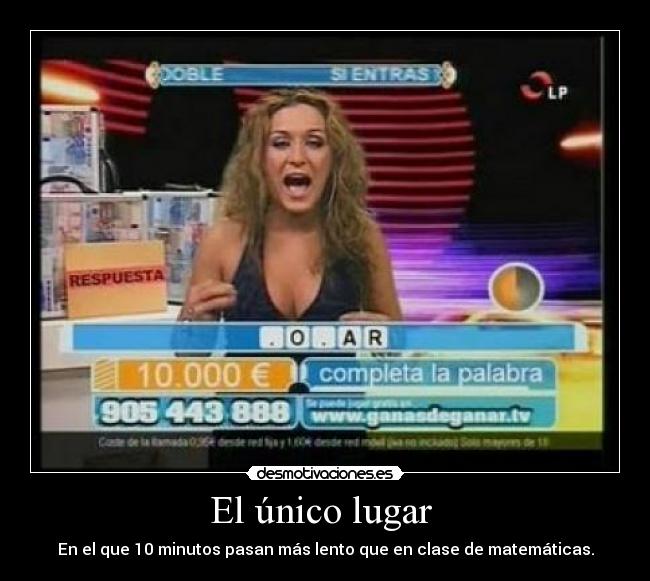 carteles teleconcurso tiempo desmotivaciones