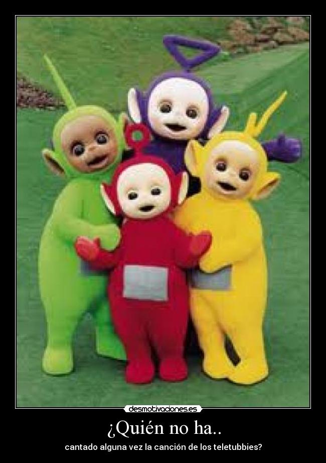 carteles teletubbies desmotivaciones