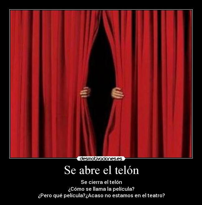 Se abre el telón - 