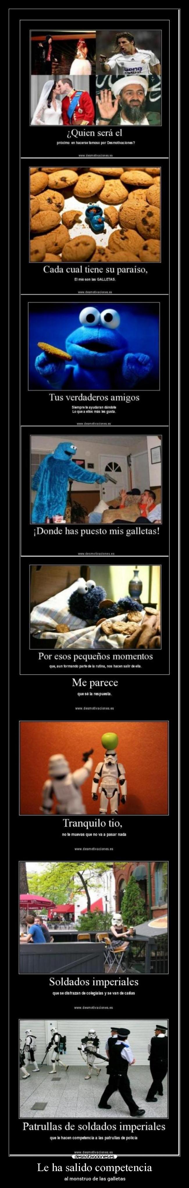 Le ha salido competencia - al monstruo de las galletas