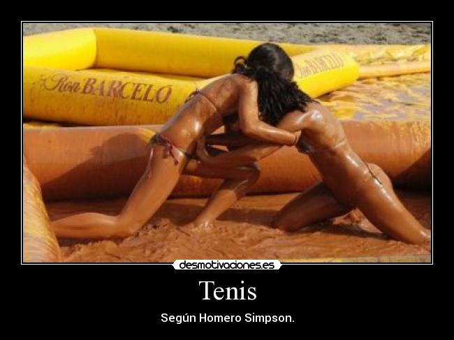 Tenis - Según Homero Simpson.
