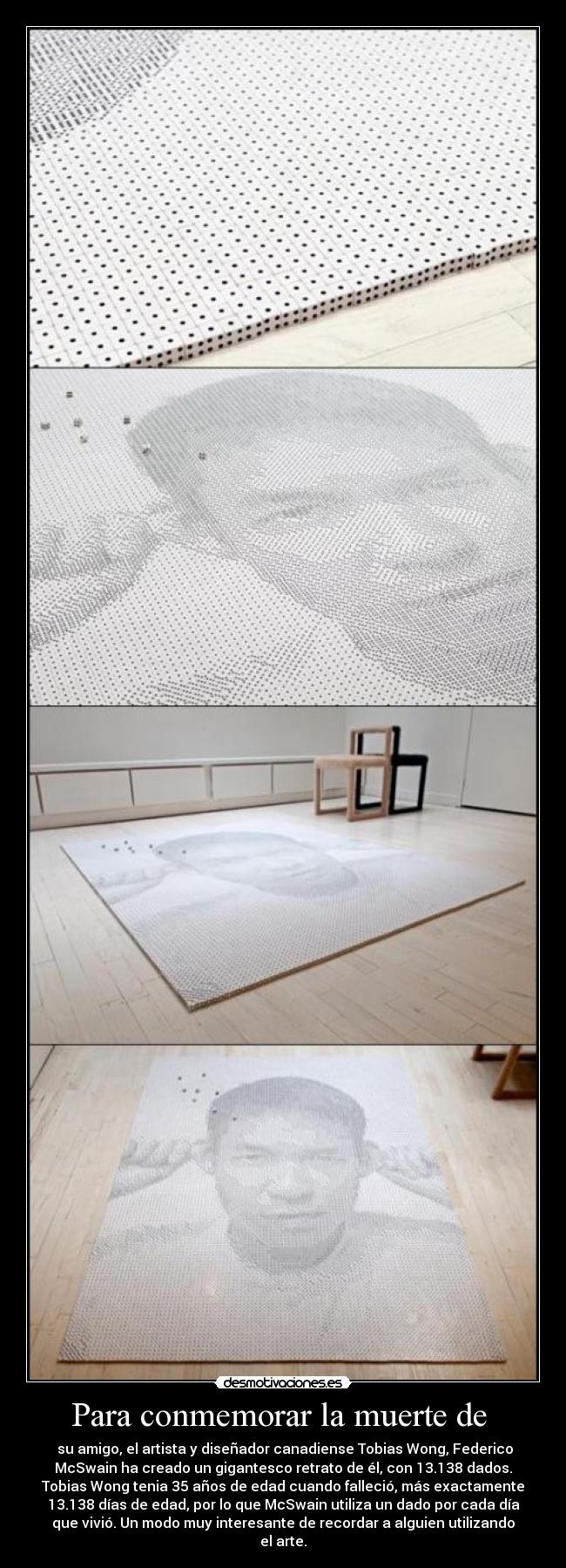 Para conmemorar la muerte de -