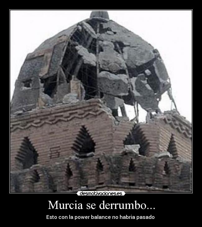Murcia se derrumbo... - Esto con la power balance no habria pasado