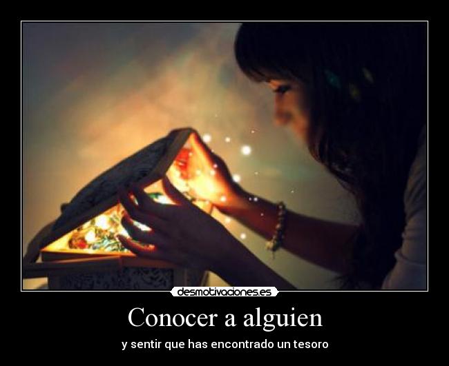 Conocer a alguien - 