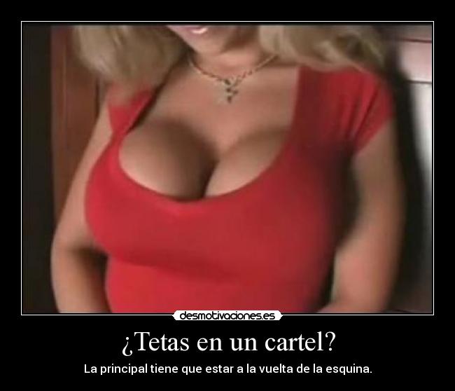 ¿Tetas en un cartel? - 
