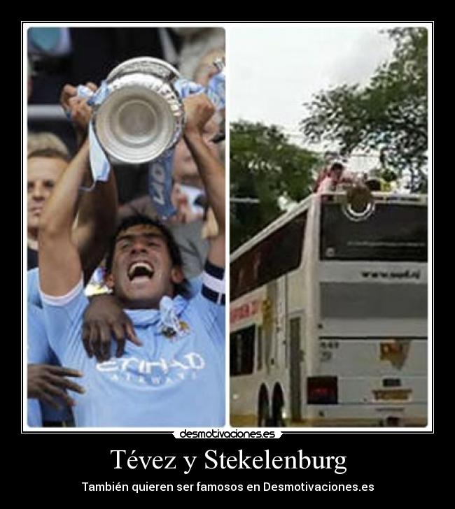 Tévez y Stekelenburg -