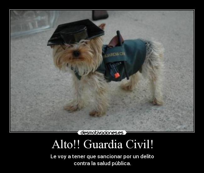 Alto!! Guardia Civil! - 